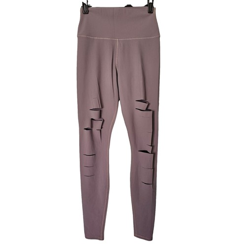 Alo Blue High Rise Leggings Small RN#87370 CA#00803 VN#3158 | eBay