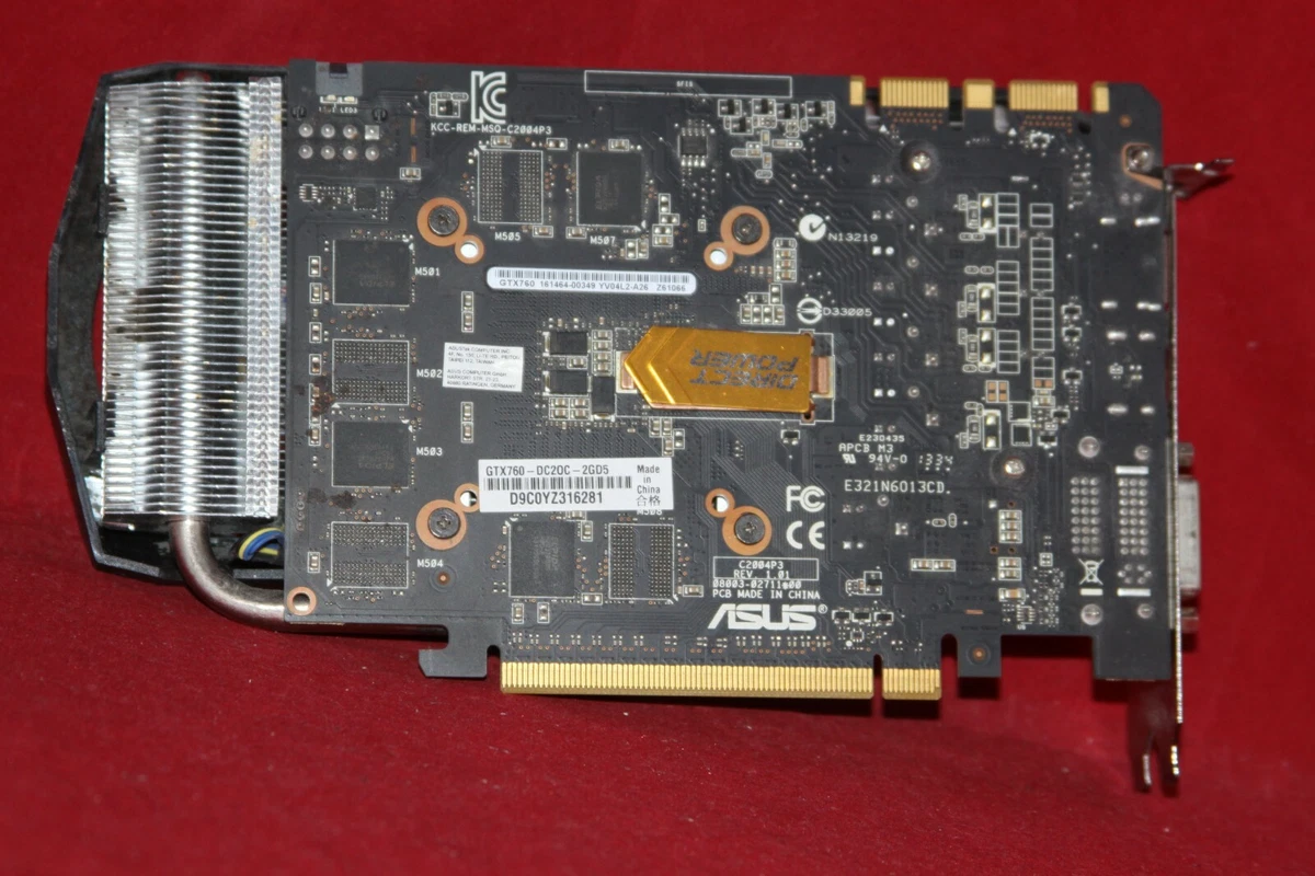 ASUS GeForce GTX 760 2GB GDDR5. PCI Express Graphics Card. GTX760 DC2OC 2GD5
