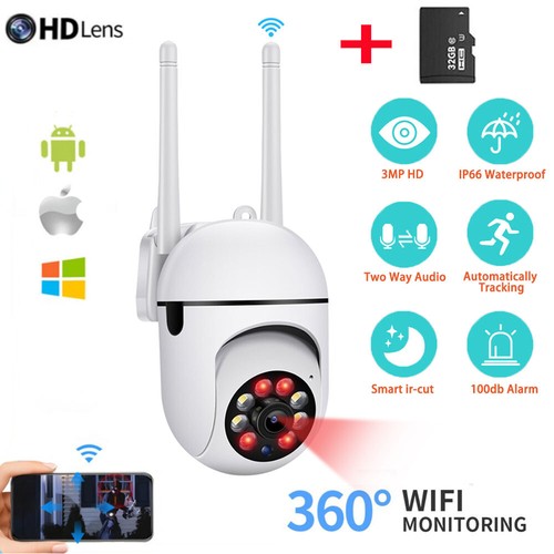 Wireless Security Camera System Outdoor Home 5G Wifi Night Vision Cam 1080P HD - Picture 3 of 29