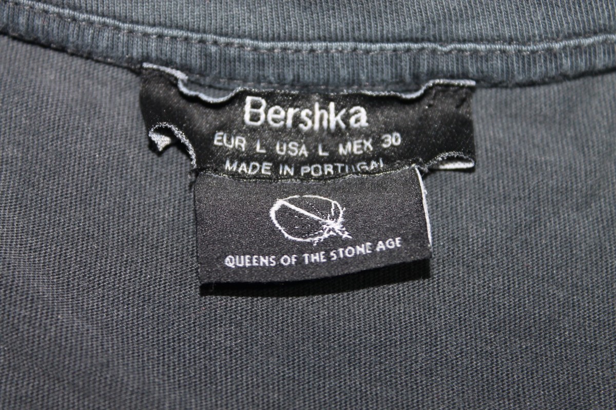 Queens Of The Stone Age Crop Top Shirt Stoner Rock Band Women's Tee L