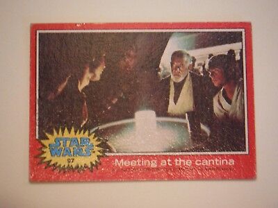 star wars cards 1977 red