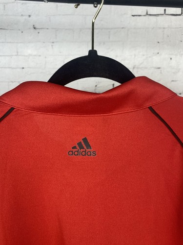 Adidas Polo Golf Shirt 2XL Men's Red New Climalite Personalized Logo (A04) - Picture 12 of 13