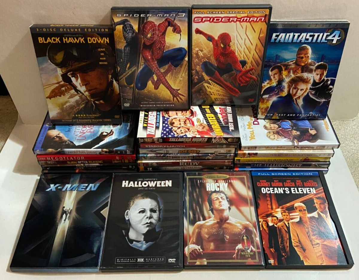 MIXED DVD LOT - VARIOUS MOVIES & BOX SETS X 25 DVD's - SPIDER-MAN