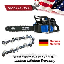 3PCS 18" CHAINSAW CHAIN BLADE FOR 80V Kobalt - KCS180B-06,KCS 4080-06,A011038