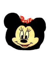 Disney Minnie Mouse Character Round Travel Throw Pillow Decorative Décor Plush