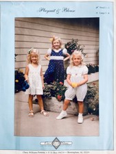 Heirloom CHERY WILLIAMS Smocking Sewing Pattern: Childs Playsuit & Blouse Sz 2-5