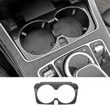 For Benz GLC 250 300 GLC43 2016-2022 Carbon Fiber Center Console Water Cup Frame