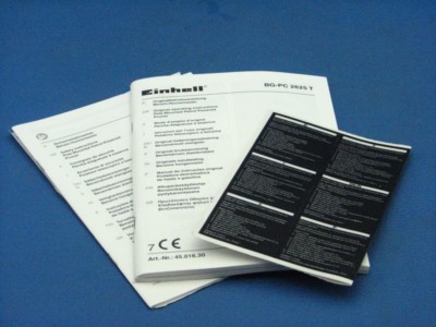 Bedienungsanleitung aus Einhell Astsäge BG-PC 2625 Hochentaster Kettensäge