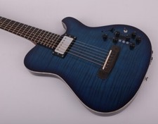 Hybrid electric acoustic guitar built in effect drum portable travel silent