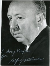Alfred Hitchcock ~ Signed Autographed Black & White Photograph ~ JSA LOA