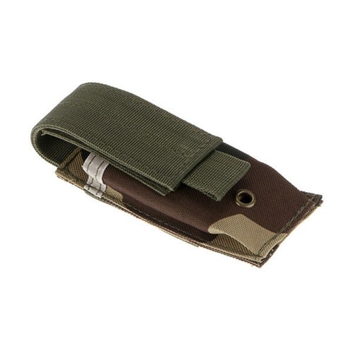 Tactical Single Pistol Magazine Pouch Knife Flashlight Sheath Molle Tools Pouch - Picture 12 of 18