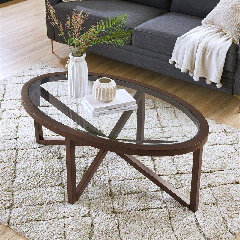 Cherry Wood Coffee Table Cherry Wood Coffee Table With Curved Cross