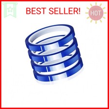 4 Rolls 10mm x33m 108ft Blue Heat Tape High Temperature Heat Resistant Tape Hea