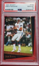 Drew Bledsoe Rookie RC 1993 SCORE SELECT #166 GEM MINT PSA 10 {POP  80 exist} 🔥