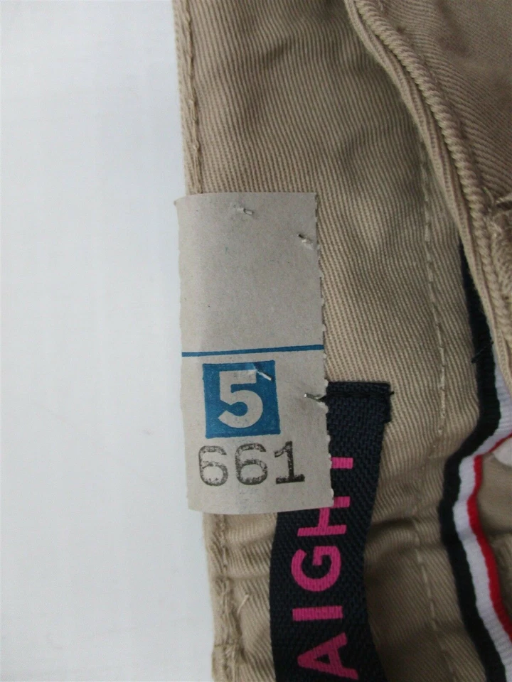 nova Calça FRENCH TOAST Juventude Tamanho 7 Escola Frente Plana Bronzeada Reta Cáqui - Imagem 4 de 4