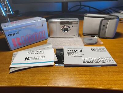  Ricoh My-1 Ultra Compact Point & Shoot 35mm Kamera, OVP
