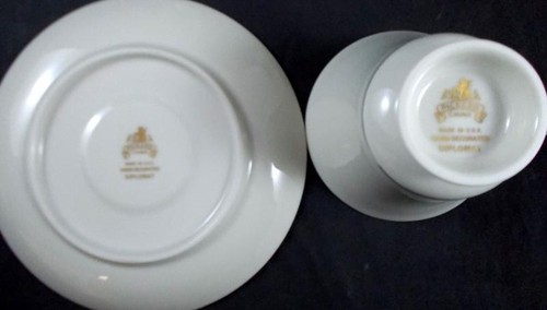 Pickard Diplomat Lot of 2 Cup and Saucer Sets - Picture 4 of 5