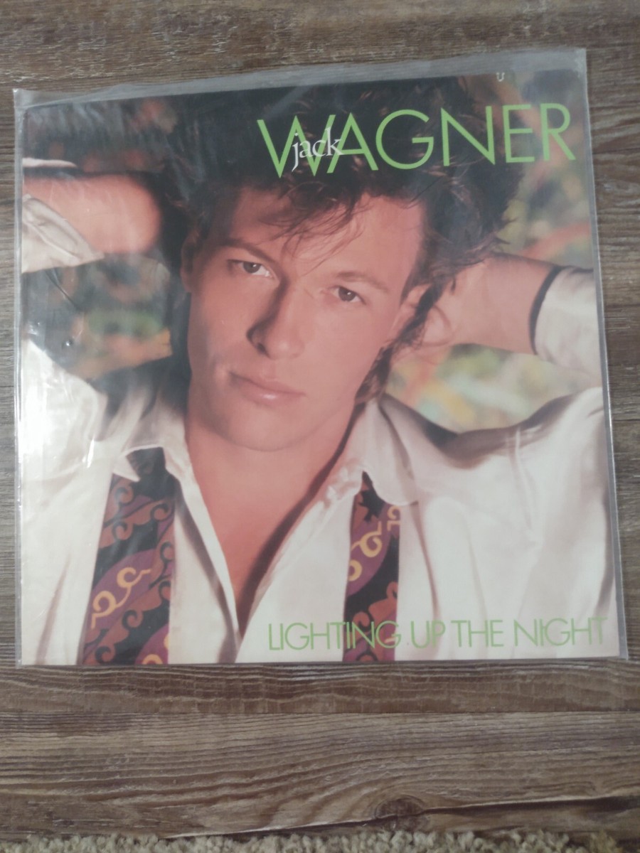 Vintage Jack Wagner Lighting Up The Night Vinyl 1985 | eBay