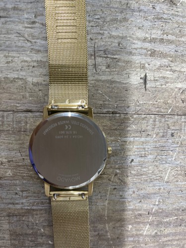 Movado Classic golden Dial Museum Quartz Watchmo 04 1 346395 free shipping - Picture 4 of 5