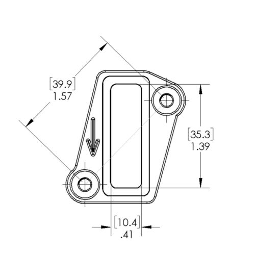 3.0 OD Mild Steel Slot Style MAF Mass Air Flow adapter for Ford GM GMC Chevy - Bild 2 von 3