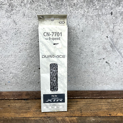 Vintage Shimano Dura Ace XTR Chain NOS CN-7701 Hyperglide HG 9 Speed 90s 9s
