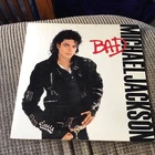 MICHAEL JACKSON BAD 1987 LP EPIC PRINT VINTAGE VINYL 10TRX