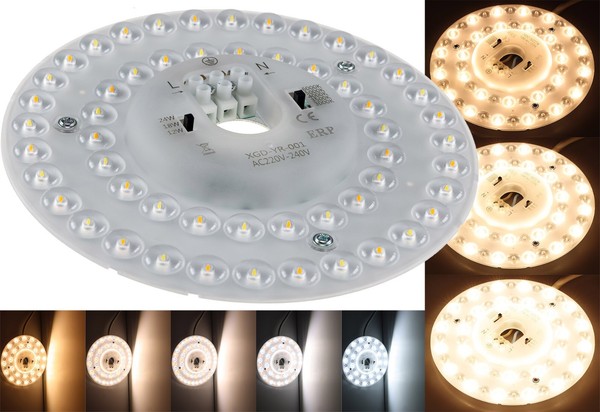 "Led Modul UmrüStmodul \"Um1224Cct\" FüR Leuchten Ø17Cm 12-18-24W Magnethalter 150°"-image