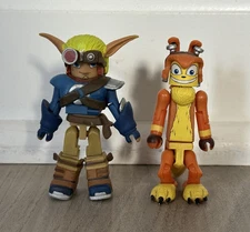 Jak and Daxter Minimates 3" Figure Set of 2 (DST, 2011) PS2 Toys R Us - No Gun