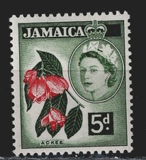 Jamaica Nature Ackee Plant 1957 stamp A-2