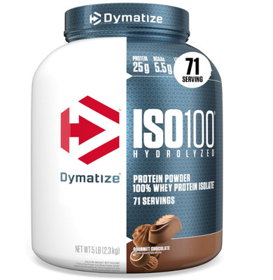 Dymatize ISO100 Hydrolyzed Whey Protein Isolate 5 lb Chocolate