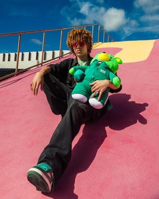 Sprayground Squid Game Contestant Money Bear Backpack New Green Teddy Bear Bag