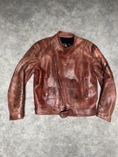 Belstaff Leather Racer Motorcycle Jacket Oxbl...