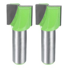 2pcs Bottom Cleaning Router Bits 1/2" Shank 7/8" x 25/32" Cut Carbide Tipped