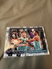 2025-26 Topps - Hornets Duo #283 Season Tip-Off Brandon Miller, LaMelo Ball