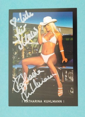 19549 Katharina Kuhlmann Model Autogrammkarte original signiert