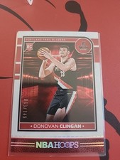 2024/25 Panini NBA Hoops Donovan Clingan #237 RC White Explosion Numbered /149