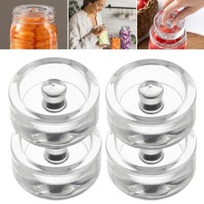 4PCS Fermentiergewichte Gärgewichte Glasgewichte Lebensmittelqualität für Gurken