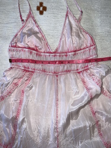 🌷New Urban Outfitters Out From Under Holden Baggy Cargo Romper Sz Sm Pink Rose - Picture 11 of 20