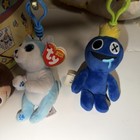 Cinnamon Roll Labubu Ty Rainbow Friends Plush Lot Pendants Key Chains 3 Rubber — photo 3