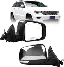 Right Passenger Side Mirror for 14-21 Jeep Grand Cherokee 18 Pin