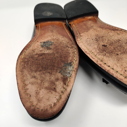 Allen Edmonds Maxfield Loafers Sz 10D Blk Tassel Slip-On Braided Dress Shoe $295 - Picture 16 of 17