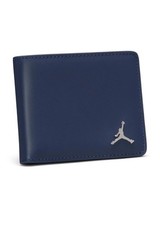 Men's Jumpman Ingot Bifold Leather Wallet. Midnight Navy NEW