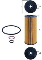 Mahle ÖLfilter Ox 137D2 Filtereinsatz FüR Man Mercedes Mk Unimog Ng Lk LN2 F2000