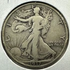 1917 50C Walking Liberty Half Dollar, rim dings (89788)