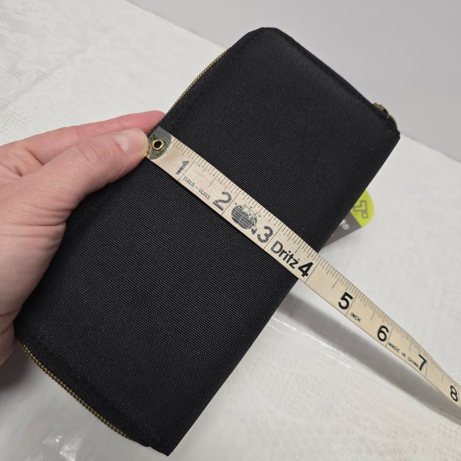 NWT Travelon Safe ID Zip Around 3 Section RFID Blocking Black Travel Wallet