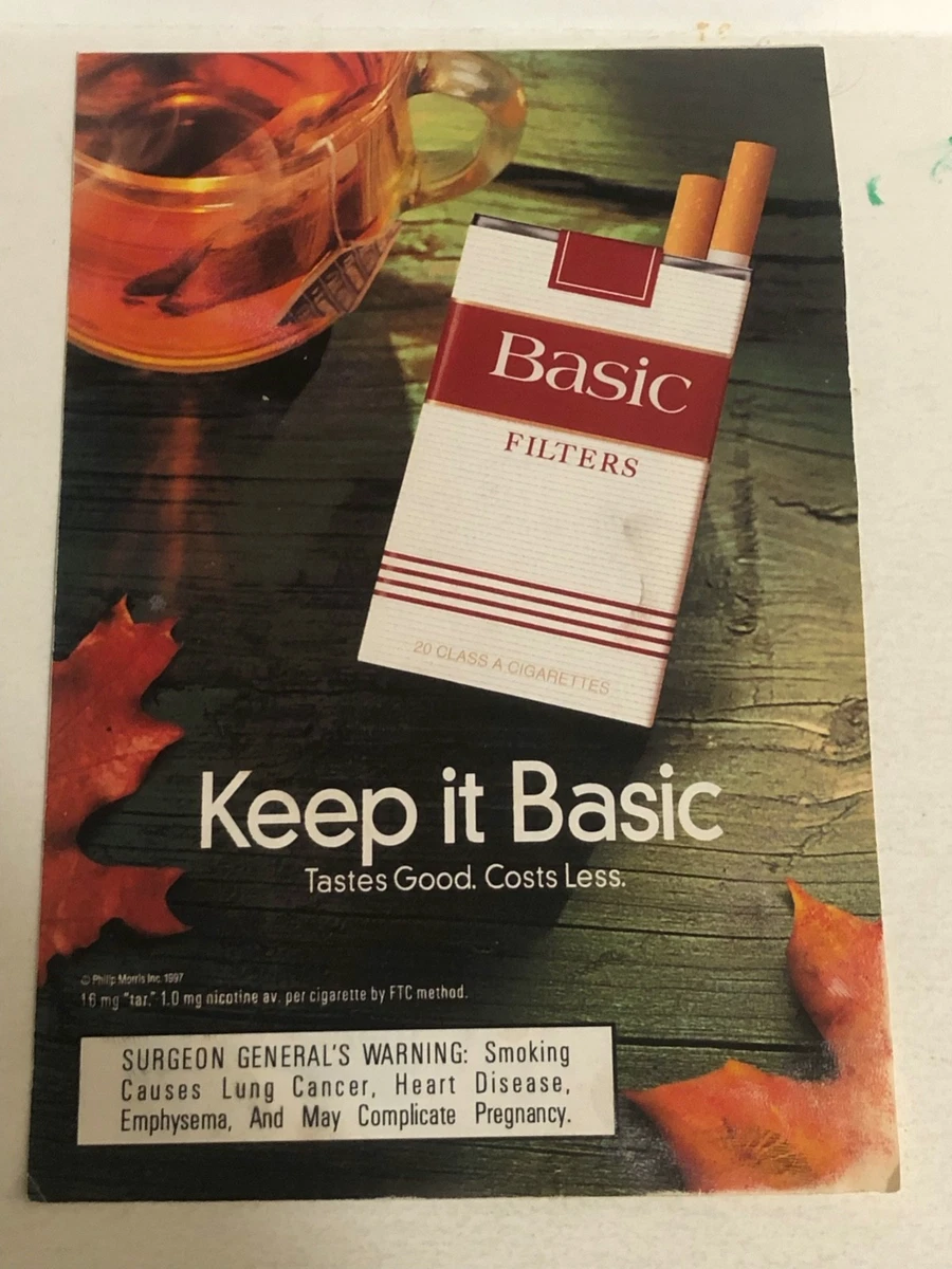 basic cigarettes types Our Brands Basic Full Flavor King Box