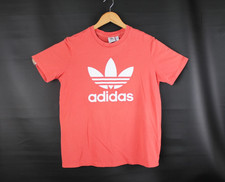 Adidas Trefoil Women's size Large Pink Distressed Graphic T Shirt