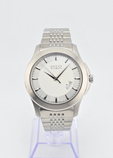 Gucci Timeless YA126209 Stainless Steel Automatic Men's Watch NEW ⌚