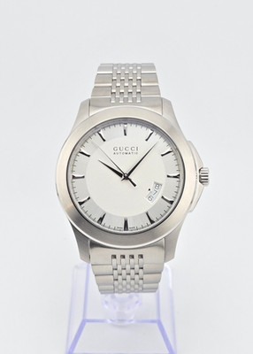 Gucci Timeless YA126209 Stainless Steel Automatic Men's Watch NEW  