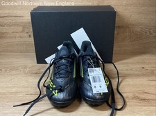 NWT Adidas FSO League TF Soccer Cleats Black Silver Sz 8 Men 9 Wmn Orig Box